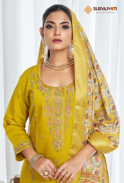 Purvi Vol 1 Suryajyoti Modal Silk Readymade Pant Style Suits Exporter