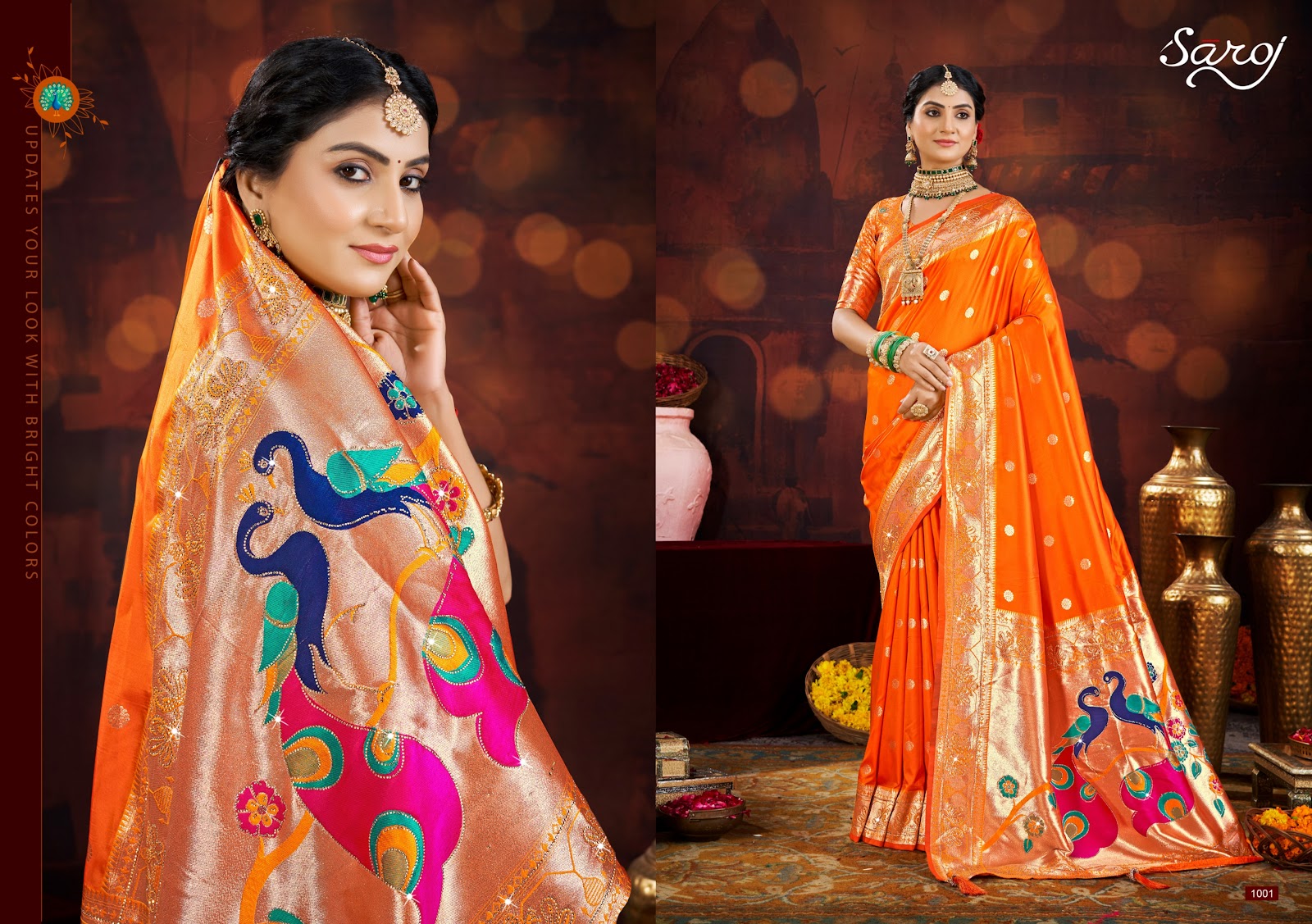 Purvika Paithani Saroski Vol 2 Saroj Silk Sarees Manufacturer