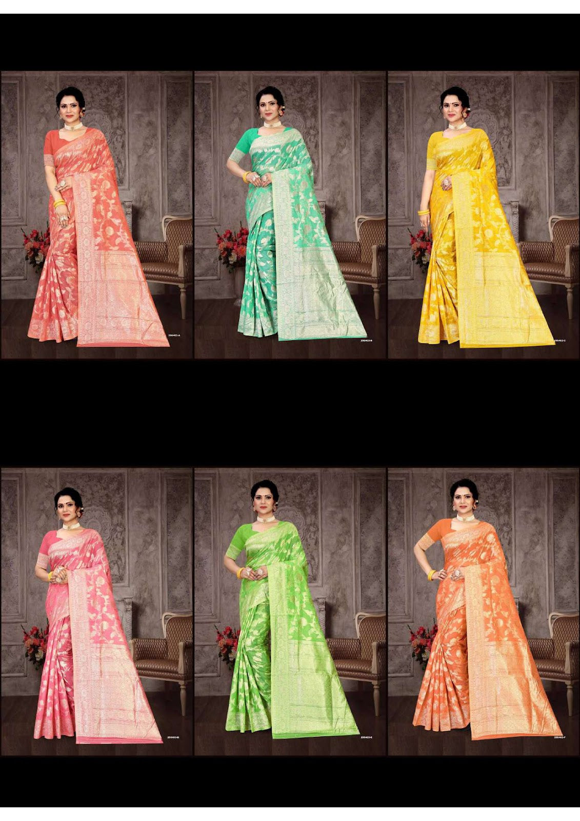 Pushkala Shakunt Cotton Linen Sarees Wholesaler Gujarat