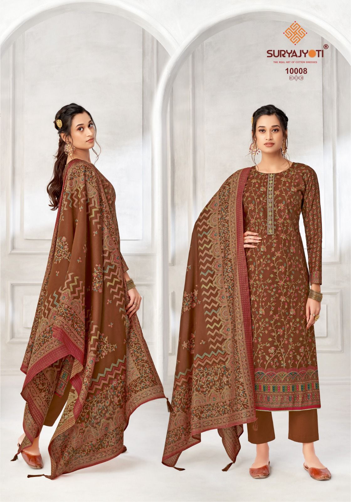 Pushpa Vol 10 Suryajyoti Modal Pant Style Suits Wholesaler Ahmedabad