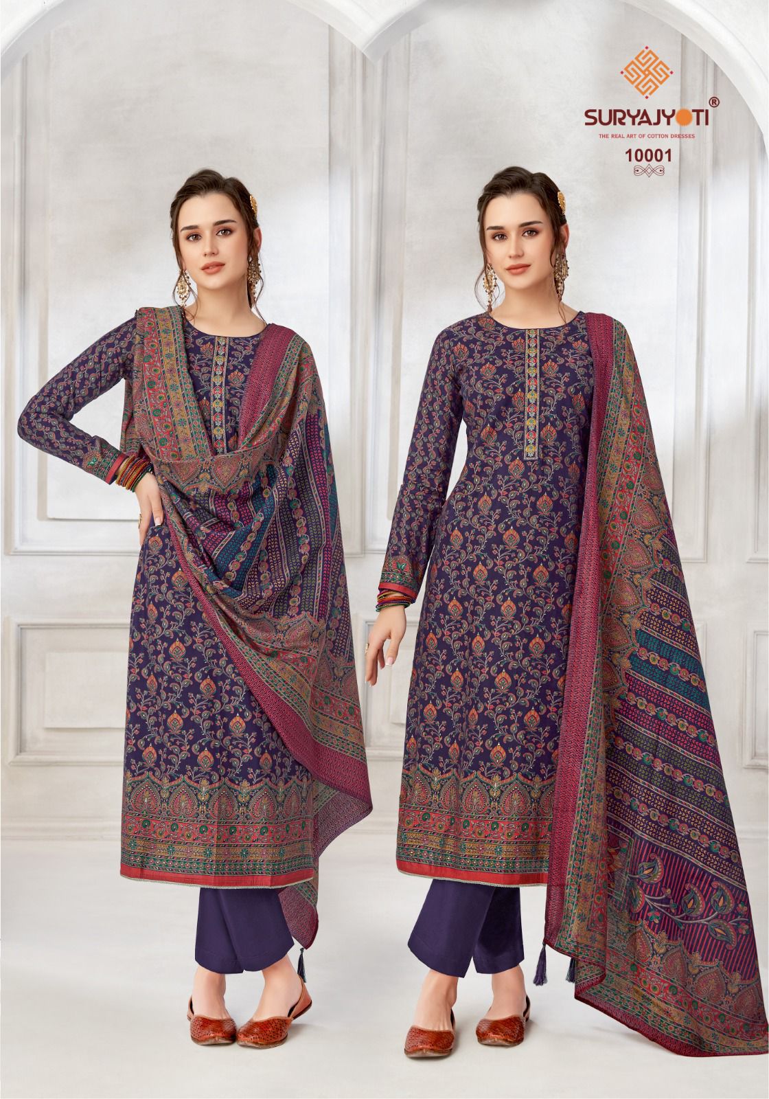 Pushpa Vol 10 Suryajyoti Modal Pant Style Suits Wholesaler Ahmedabad