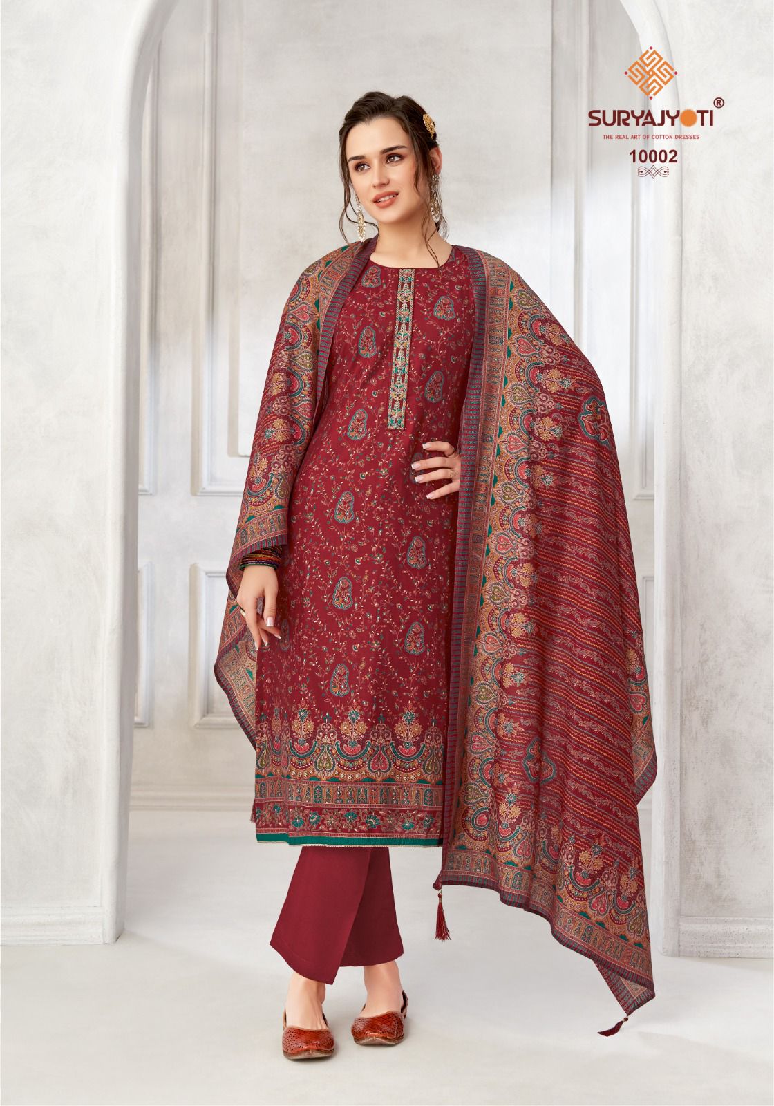 Pushpa Vol 10 Suryajyoti Modal Pant Style Suits Wholesaler Ahmedabad