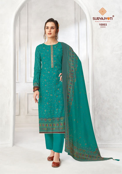 Pushpa Vol 10 Suryajyoti Modal Pant Style Suits Wholesaler Ahmedabad