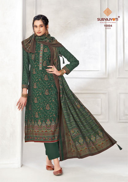 Pushpa Vol 10 Suryajyoti Modal Pant Style Suits Wholesaler Ahmedabad