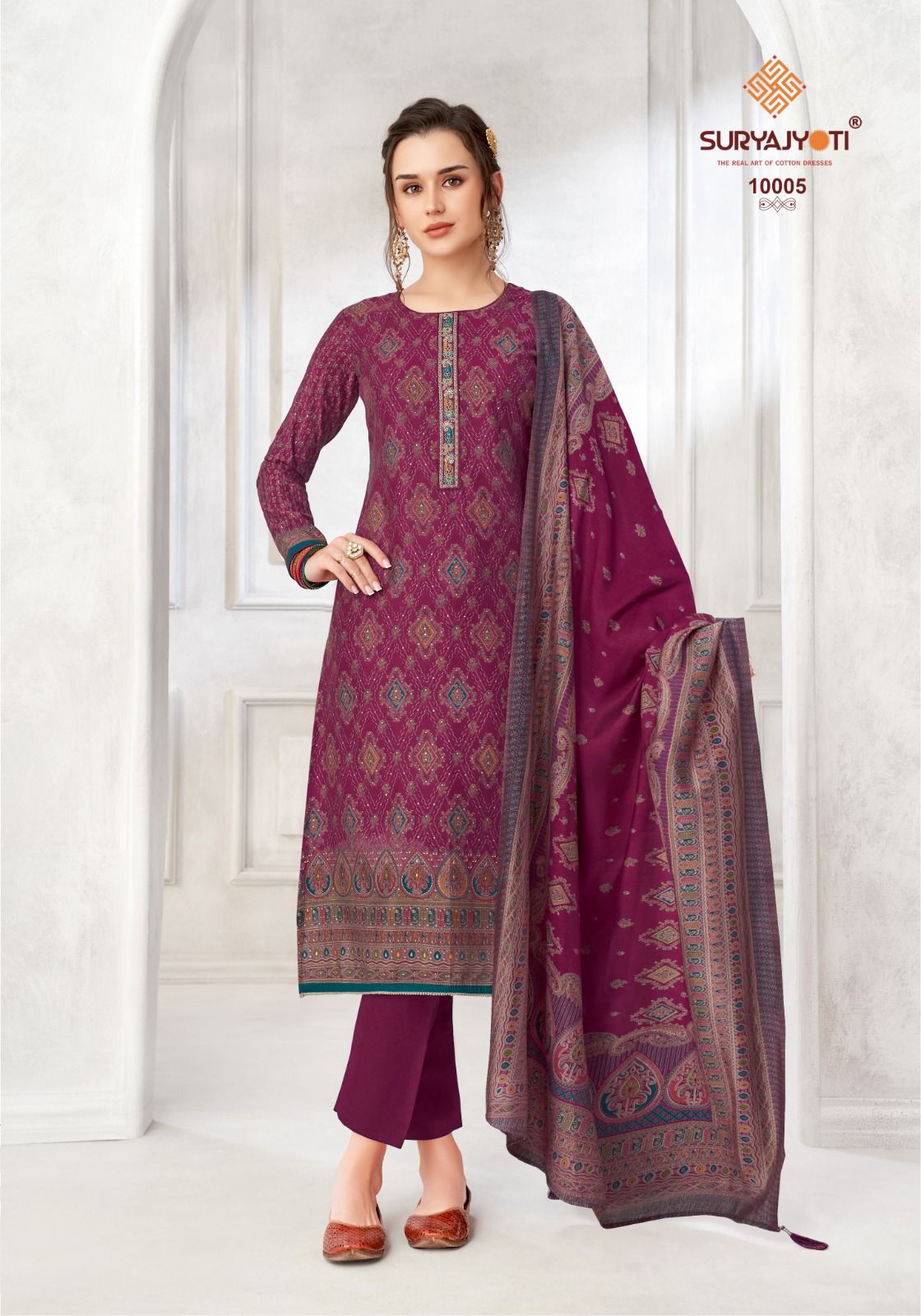 Pushpa Vol 10 Suryajyoti Modal Pant Style Suits Wholesaler Ahmedabad