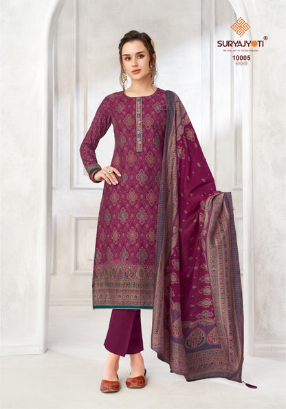 Pushpa Vol 10 Suryajyoti Modal Pant Style Suits Wholesaler Ahmedabad