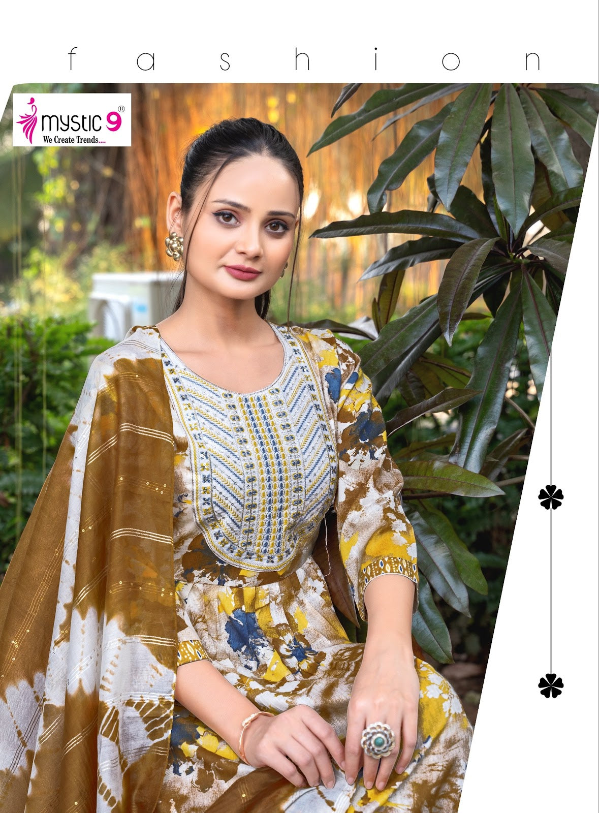 Pushpa Vol 12 Mystic 9 Rayon Readymade Pant Style Suits Wholesale Rate