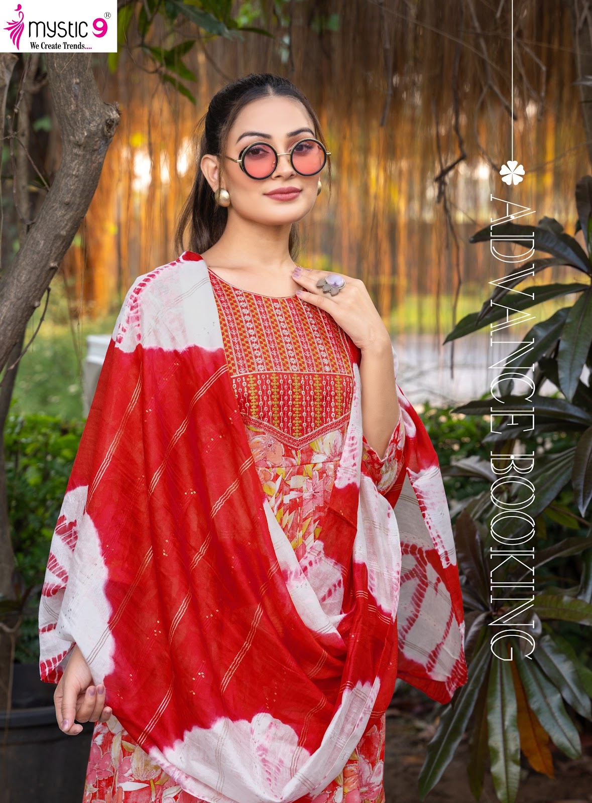 Pushpa Vol 12 Mystic 9 Rayon Readymade Pant Style Suits Wholesale Rate