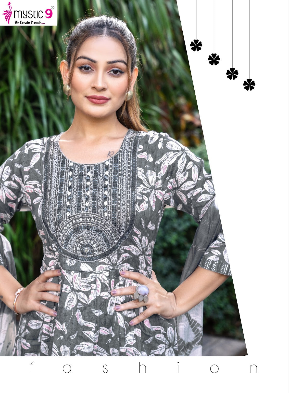 Pushpa Vol 12 Mystic 9 Rayon Readymade Pant Style Suits Wholesale Rate