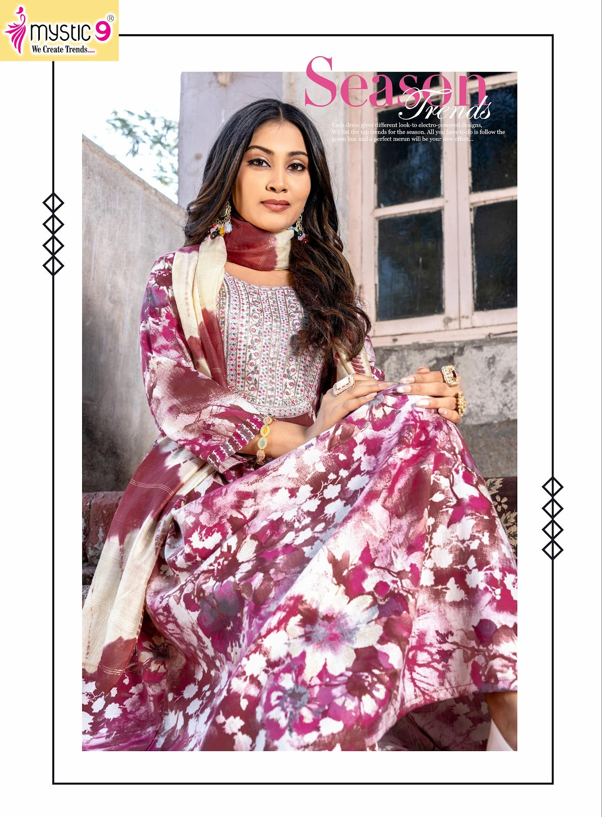 Pushpa Vol 13 Mystic 9 Rayon Capsule Readymade Pant Style Suits Wholesaler Gujarat