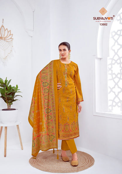 Pushpa Vol 13 Suryajyoti Modal Pant Style Suits Wholesaler Gujarat