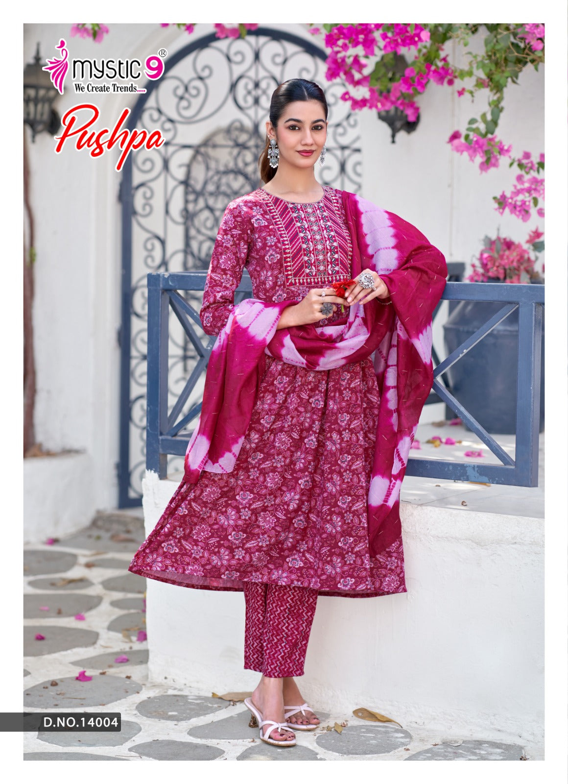 Pushpa Vol 14 Mystic 9 Rayon Capsule Readymade Pant Style Suits Wholesale Price
