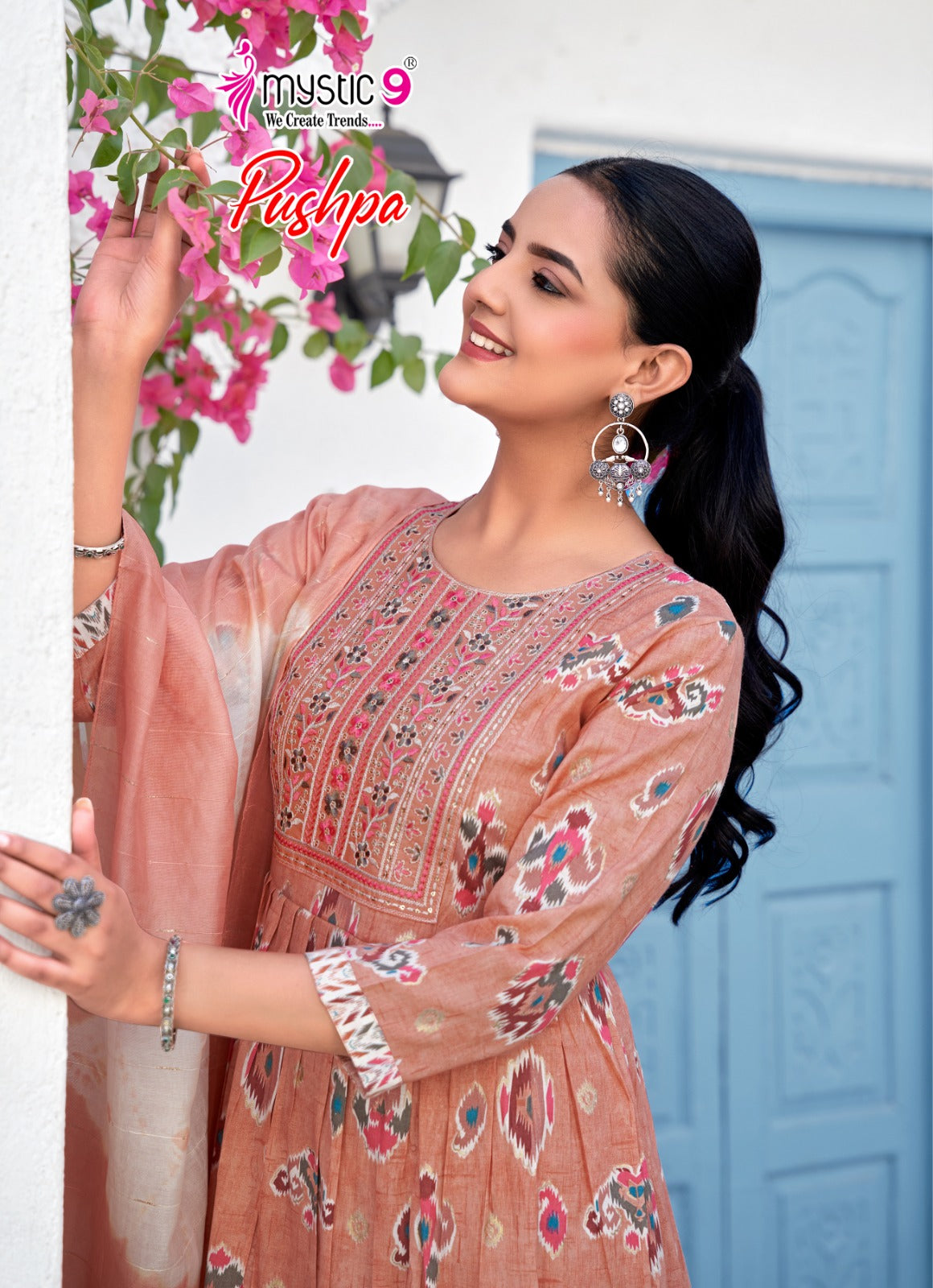 Pushpa Vol 14 Mystic 9 Rayon Capsule Readymade Pant Style Suits Wholesale Price