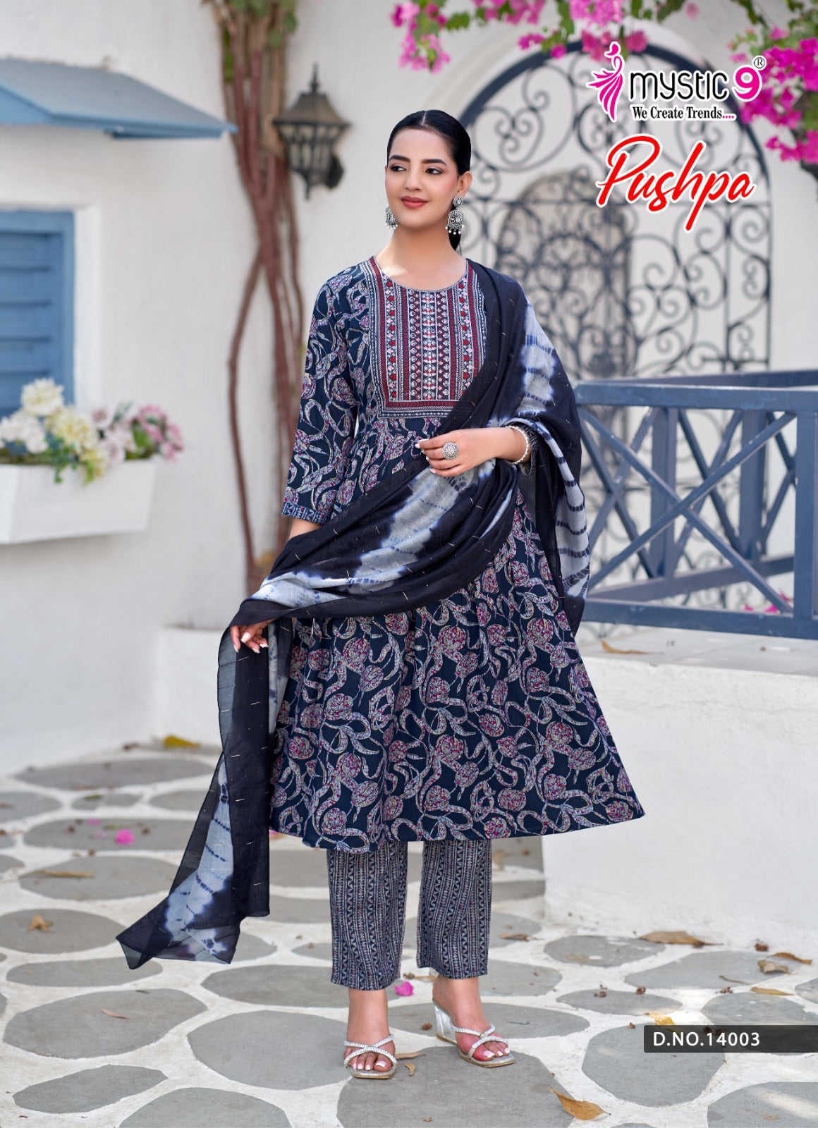 Pushpa Vol 14 Mystic 9 Rayon Capsule Readymade Pant Style Suits Wholesale Price