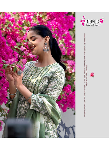 Pushpa Vol 14 Mystic 9 Rayon Capsule Readymade Pant Style Suits Wholesale Price