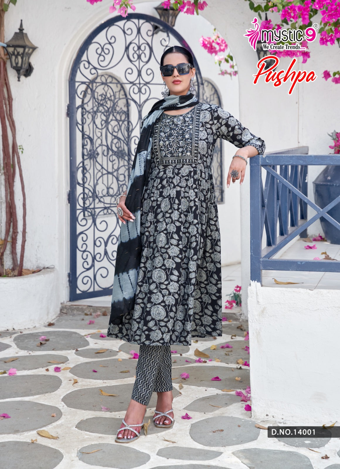 Pushpa Vol 14 Mystic 9 Rayon Capsule Readymade Pant Style Suits Wholesale Price
