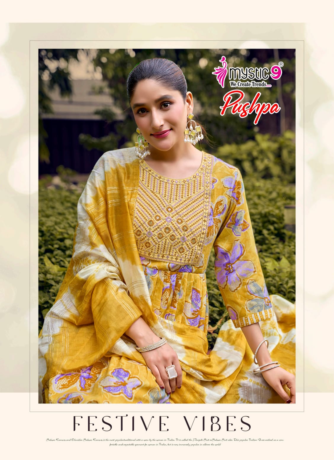 Pushpa Vol 15 Mystic 9 Rayon Readymade Anarkali Suits Wholesaler Gujarat