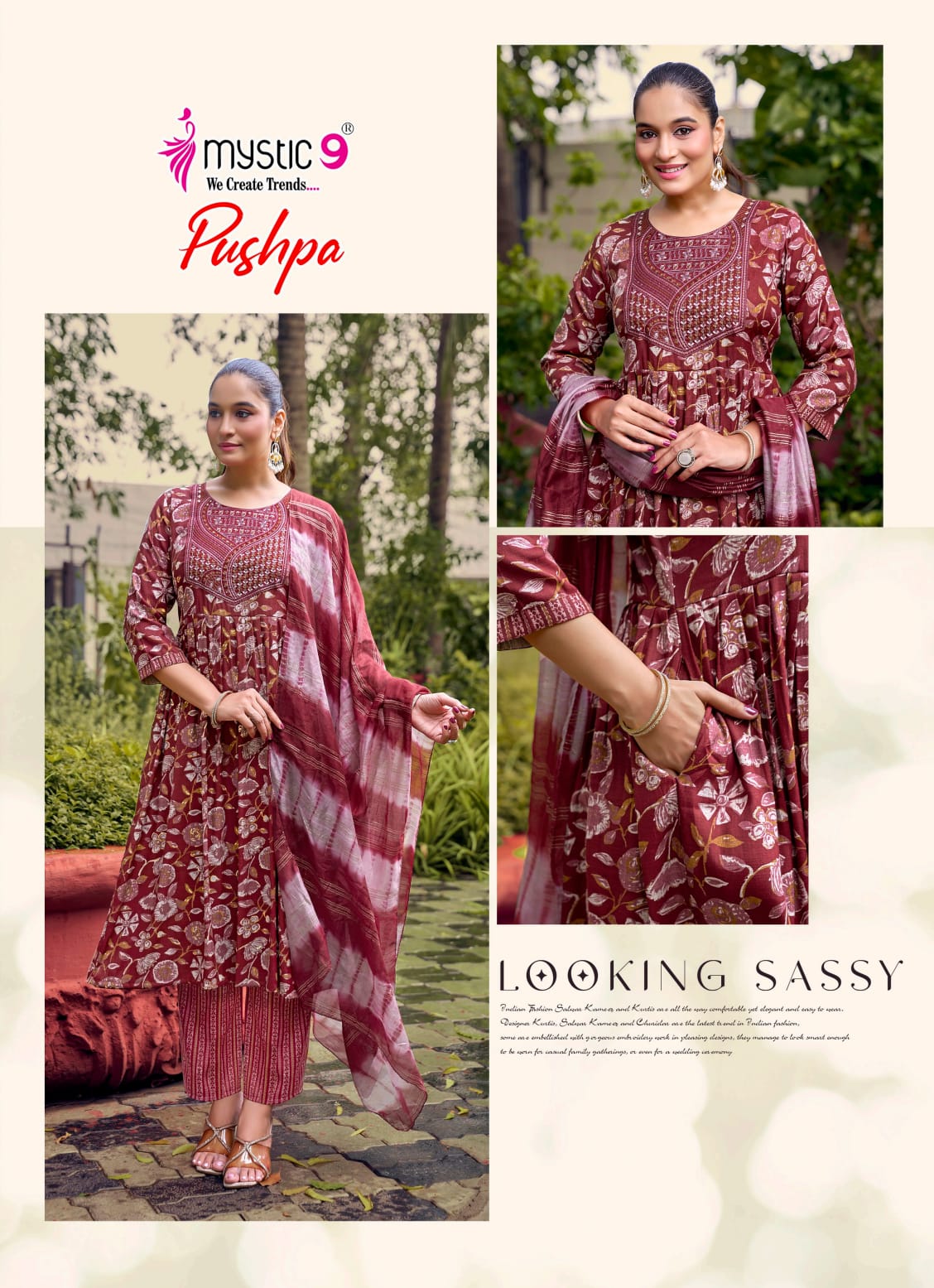 Pushpa Vol 15 Mystic 9 Rayon Readymade Anarkali Suits Wholesaler Gujarat