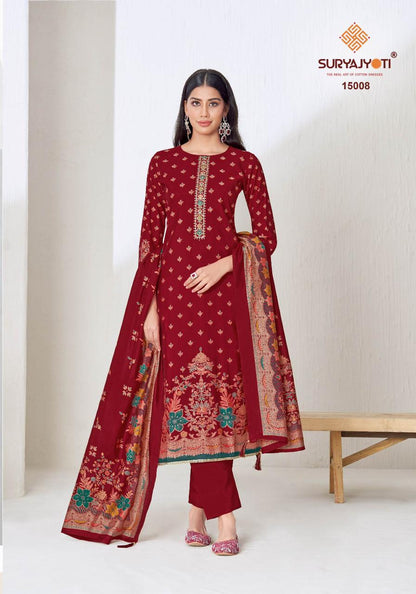 Pushpa Vol 15 Suryajyoti Modal Pant Style Suits Wholesale Price