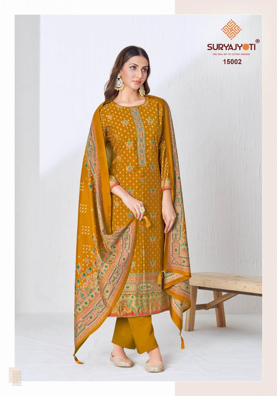 Pushpa Vol 15 Suryajyoti Modal Pant Style Suits Wholesale Price