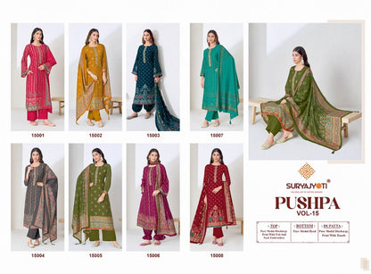 Pushpa Vol 15 Suryajyoti Modal Pant Style Suits Wholesale Price