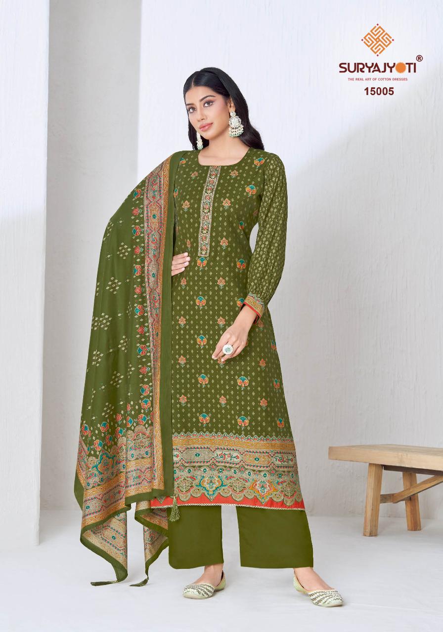 Pushpa Vol 15 Suryajyoti Modal Pant Style Suits Wholesale Price