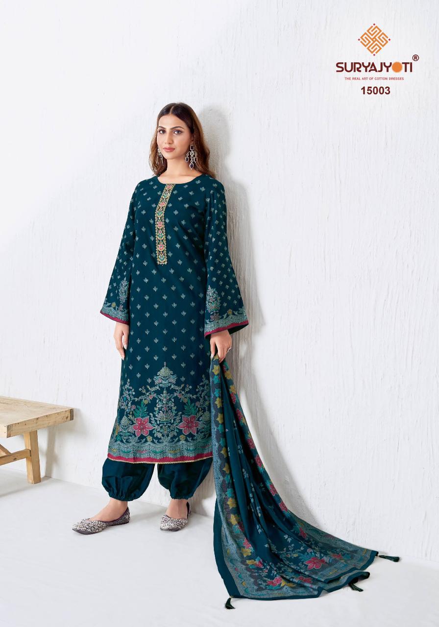 Pushpa Vol 15 Suryajyoti Modal Pant Style Suits Wholesale Price