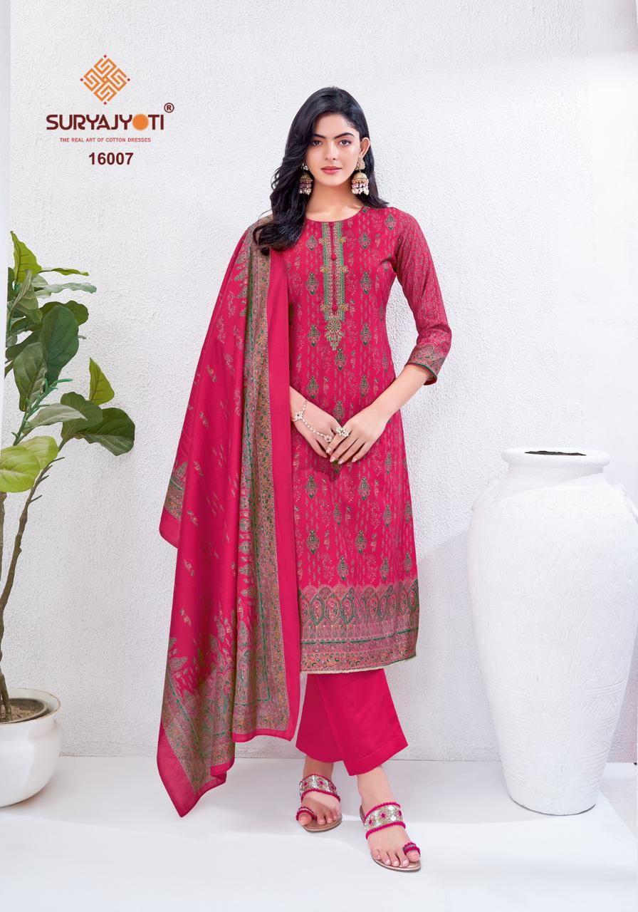 Pushpa Vol 16 Suryajyoti Modal Silk Pant Style Suits Supplier India