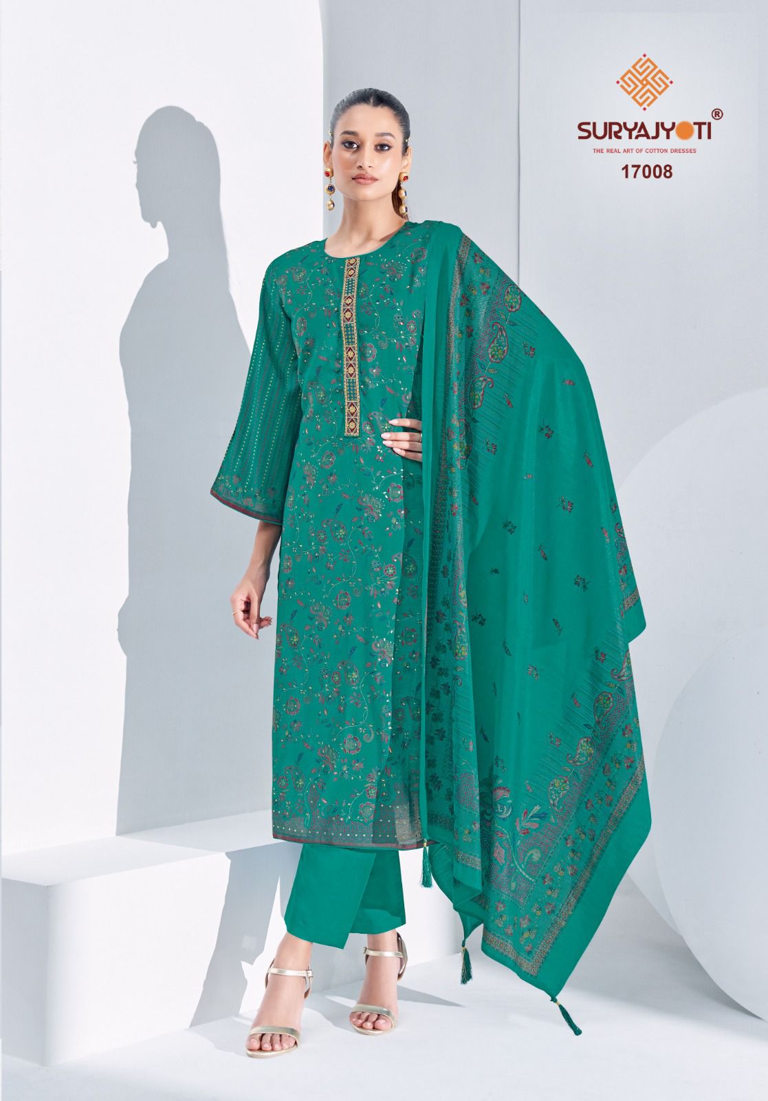 Pushpa Vol 17 Suryajyoti Modal Silk Pant Style Suits Manufacturer