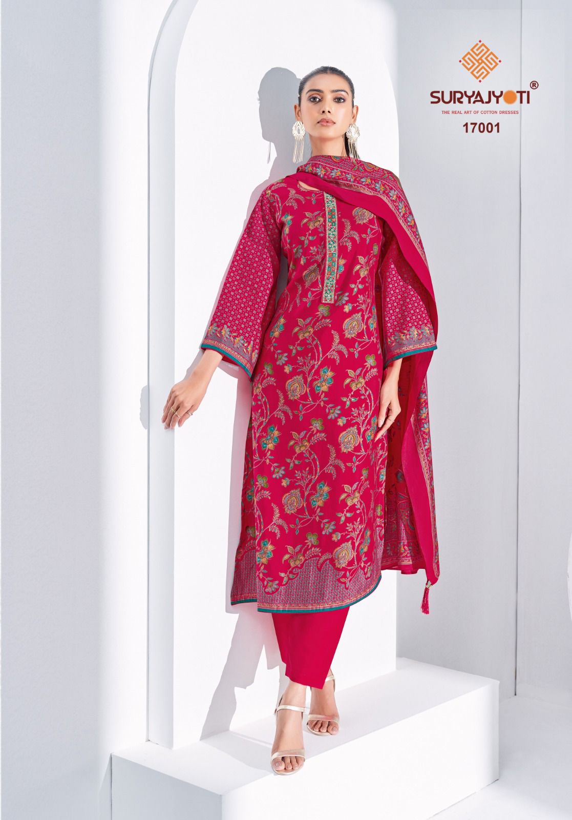 Pushpa Vol 17 Suryajyoti Modal Silk Pant Style Suits Manufacturer