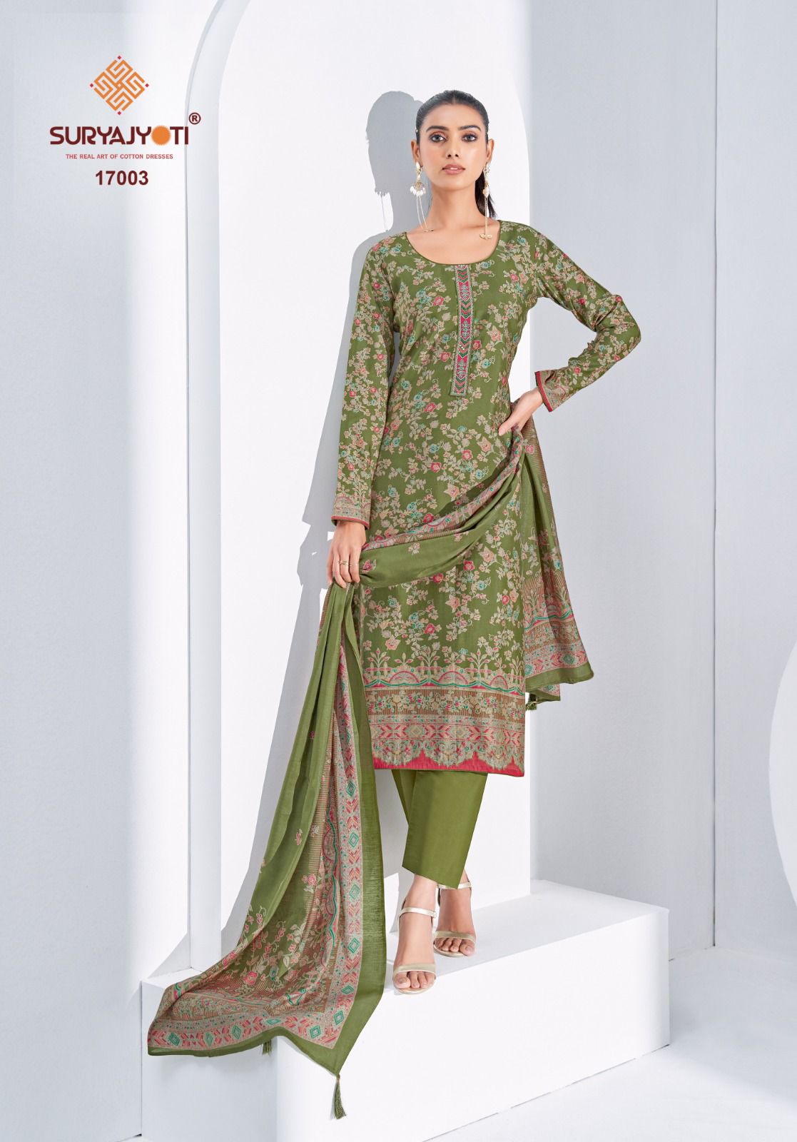 Pushpa Vol 17 Suryajyoti Modal Silk Pant Style Suits Manufacturer