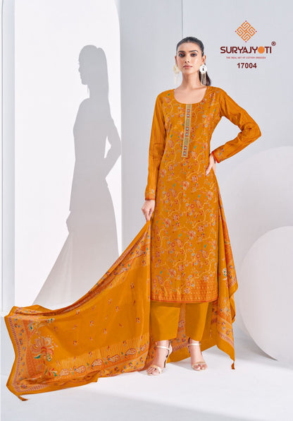 Pushpa Vol 17 Suryajyoti Modal Silk Pant Style Suits Manufacturer