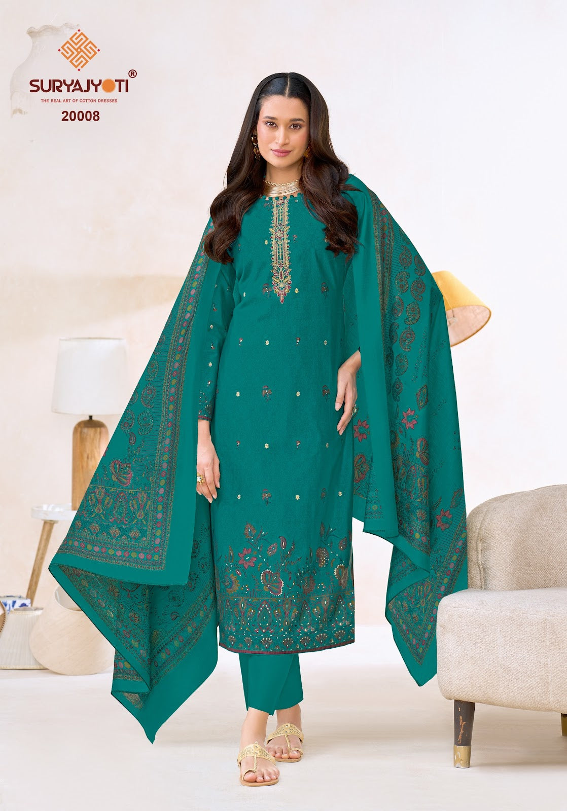 Pushpa Vol 20 Suryajyoti Modal Silk Pant Style Suits Manufacturer