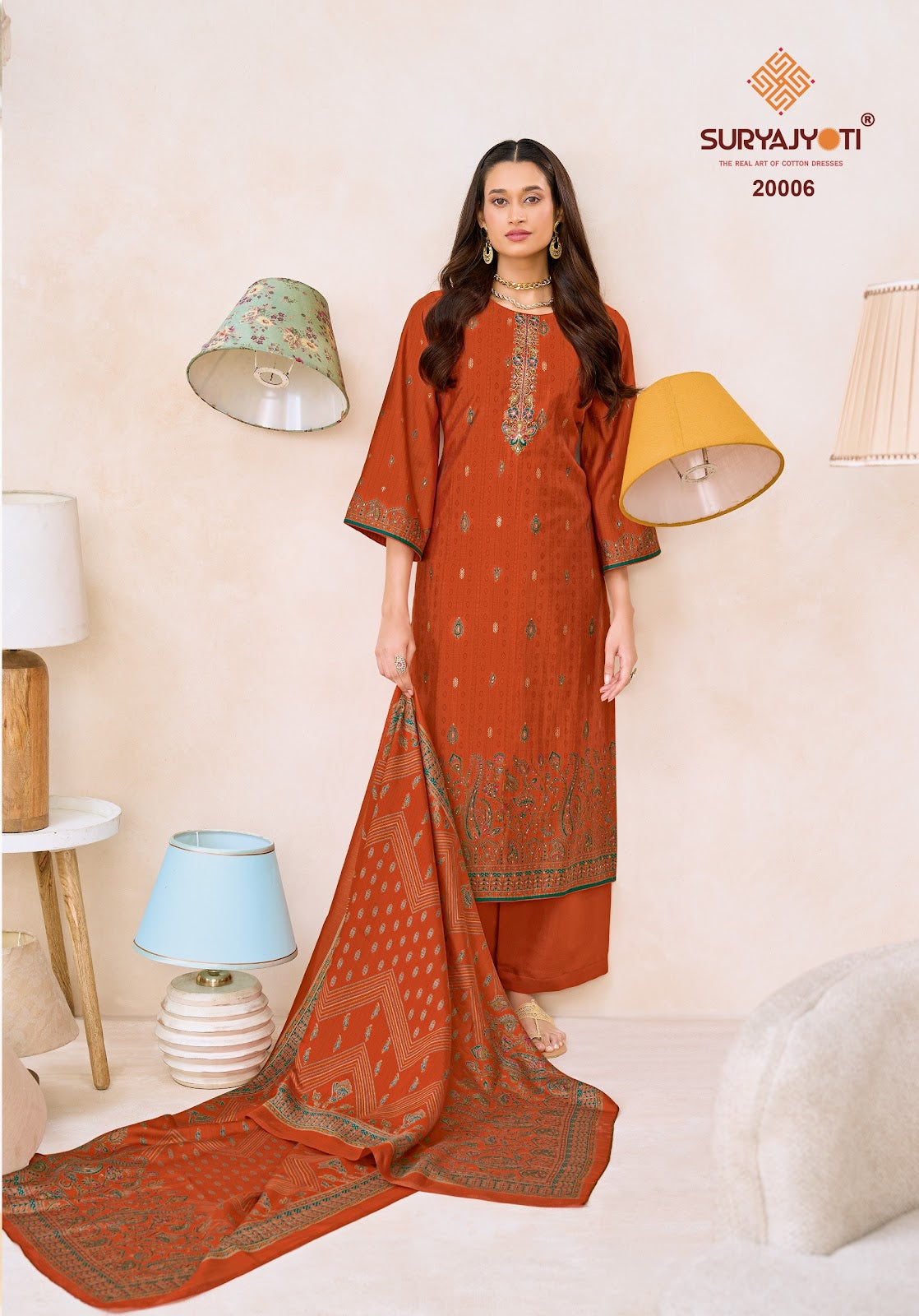 Pushpa Vol 20 Suryajyoti Modal Silk Pant Style Suits Manufacturer