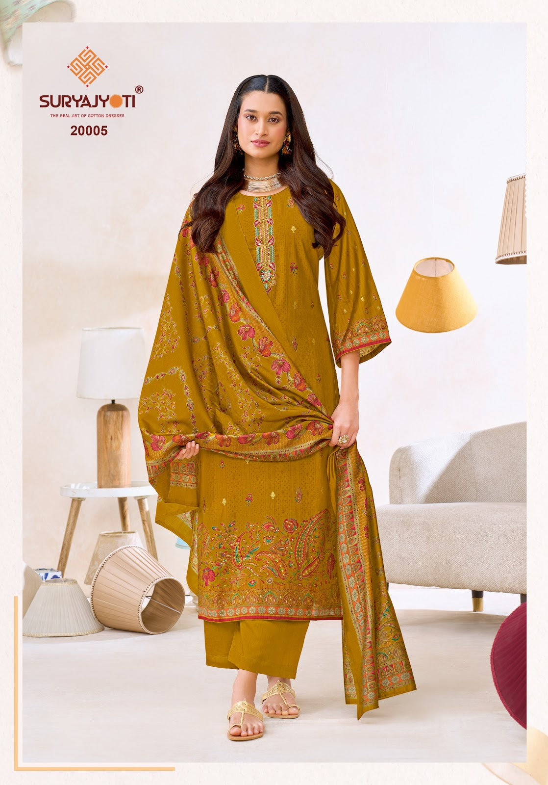 Pushpa Vol 20 Suryajyoti Modal Silk Pant Style Suits Manufacturer