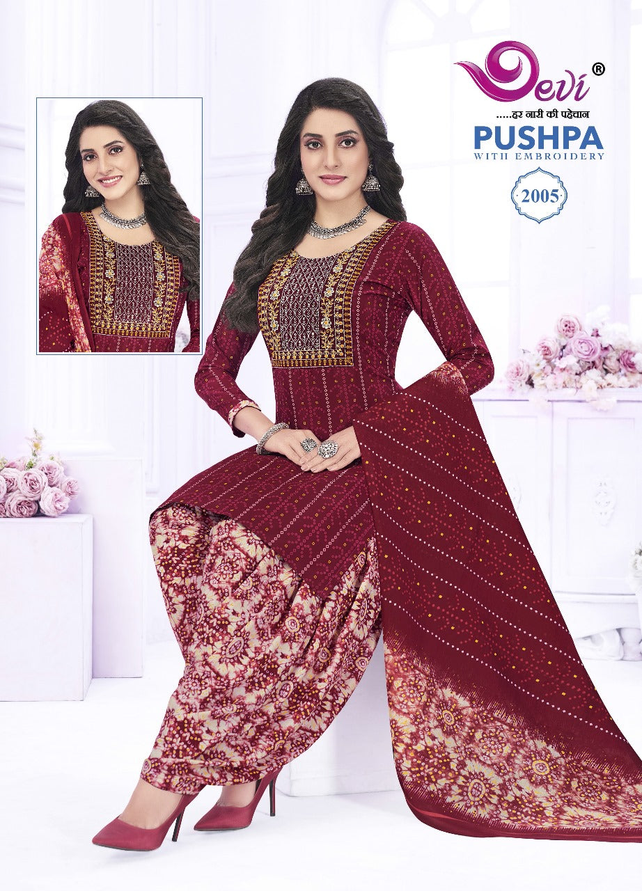 Pushpa Vol 2 Devi Readymade Cotton Patiyala Suits Manufacturer Ahmedabad