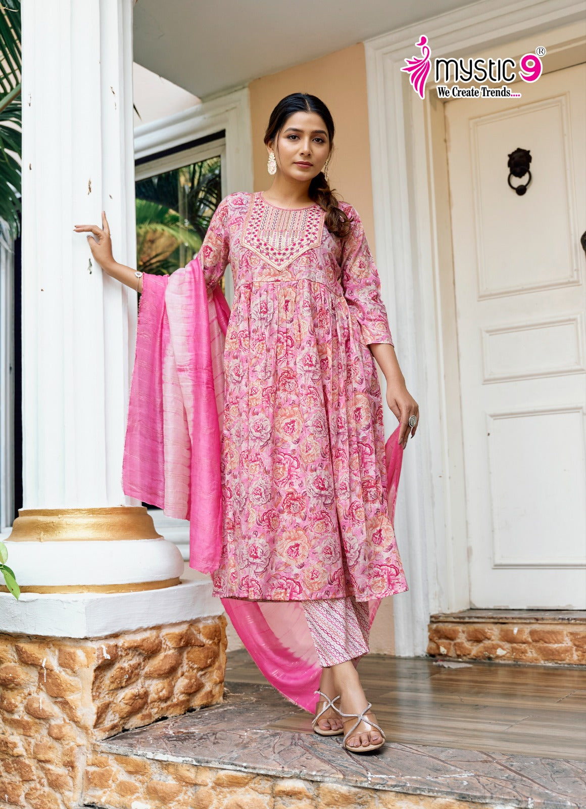 Pushpa Vol 3 Mystic 9 Rayon Capsule Readymade Pant Style Suits Wholesaler Ahmedabad