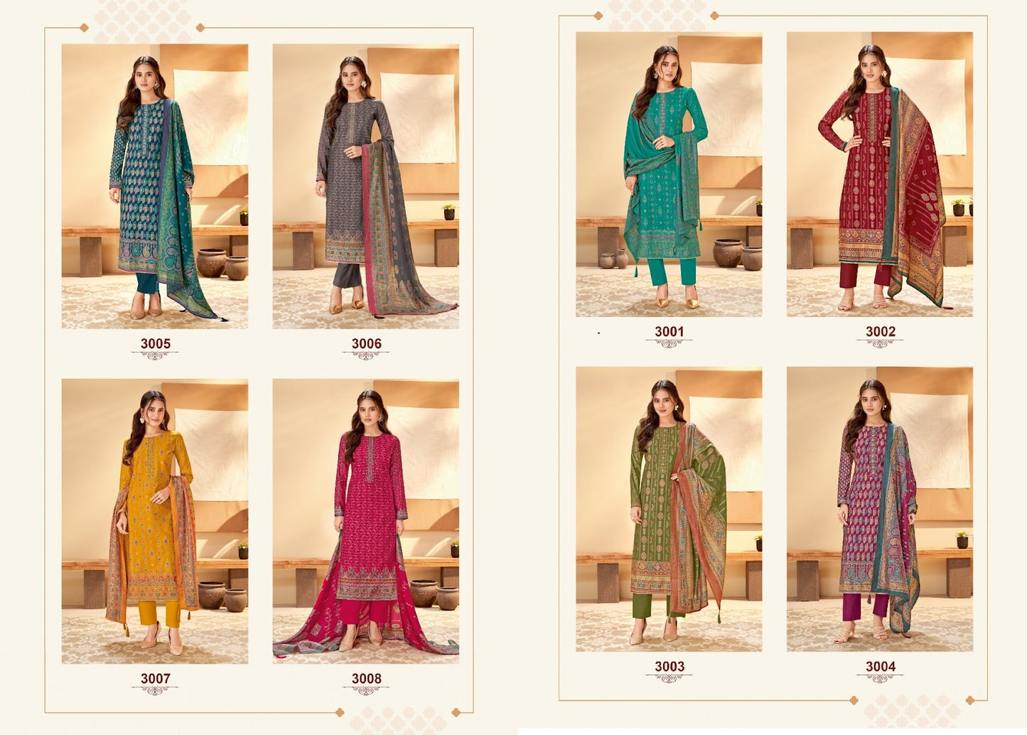 Pushpa Vol 3 Suryajyoti Modal Pant Style Suits Manufacturer Gujarat