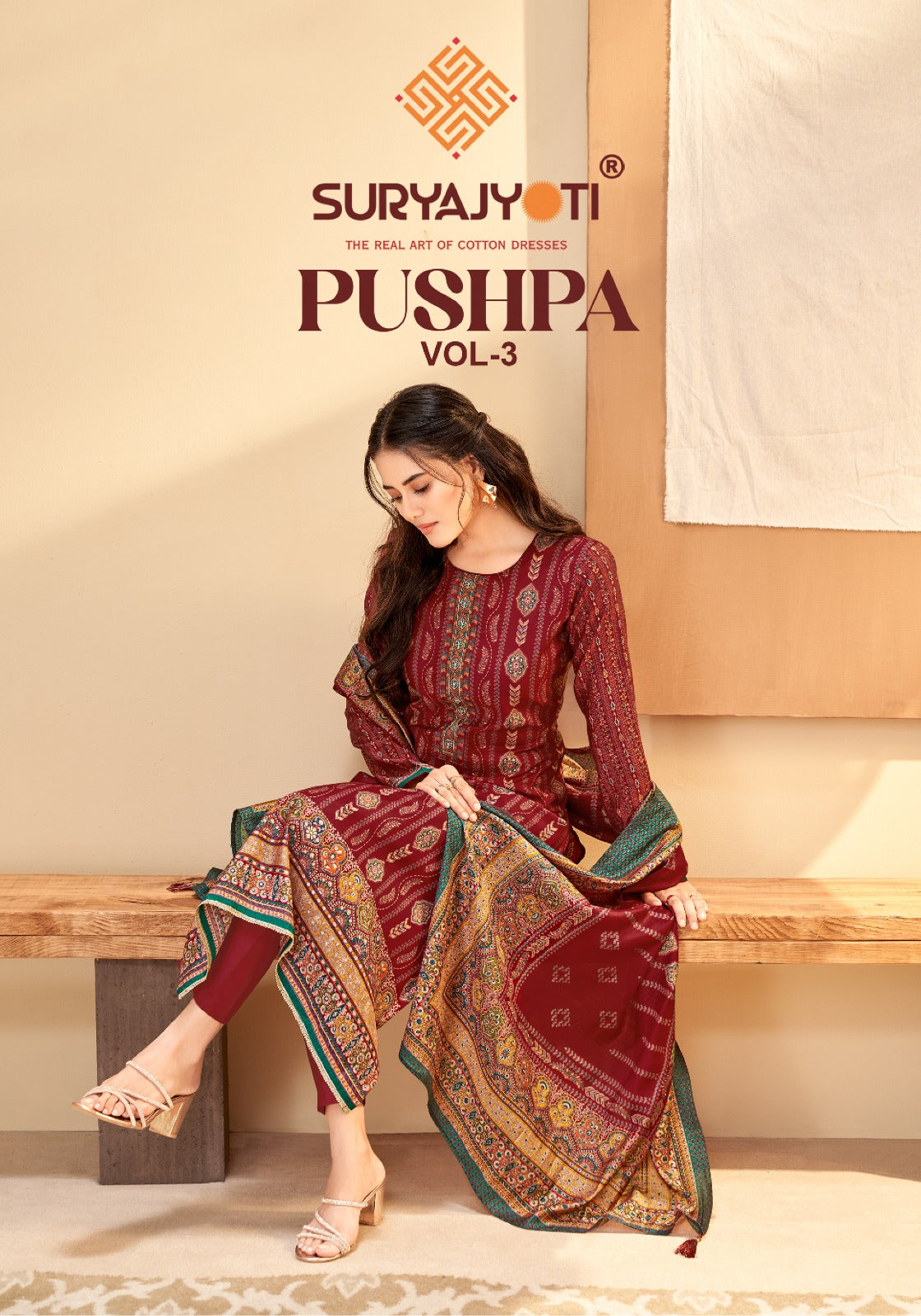 Pushpa Vol 3 Suryajyoti Modal Pant Style Suits Manufacturer Gujarat