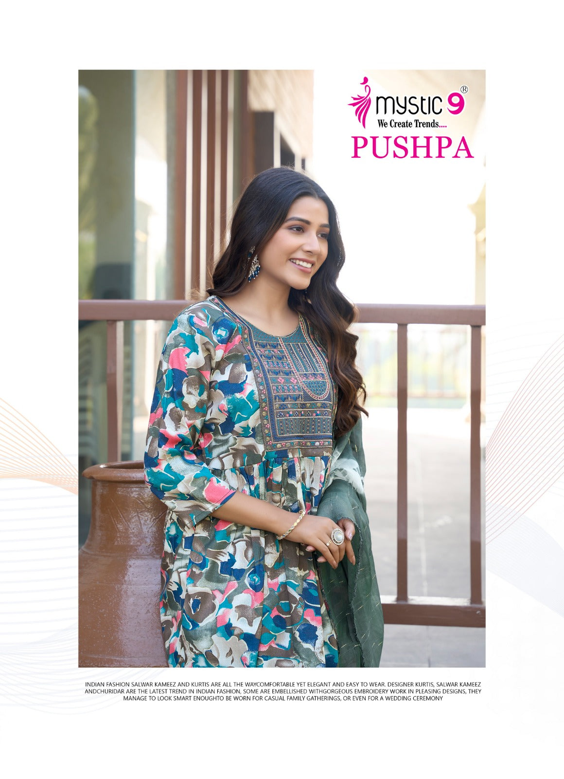 Pushpa Vol 4 Mystic 9 Rayon Capsule Readymade Pant Style Suits Wholesaler