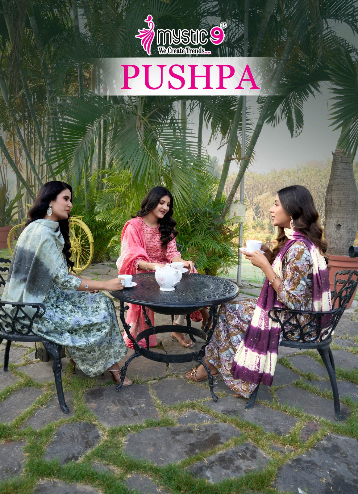 Pushpa Vol 4 Mystic 9 Rayon Capsule Readymade Pant Style Suits Wholesaler