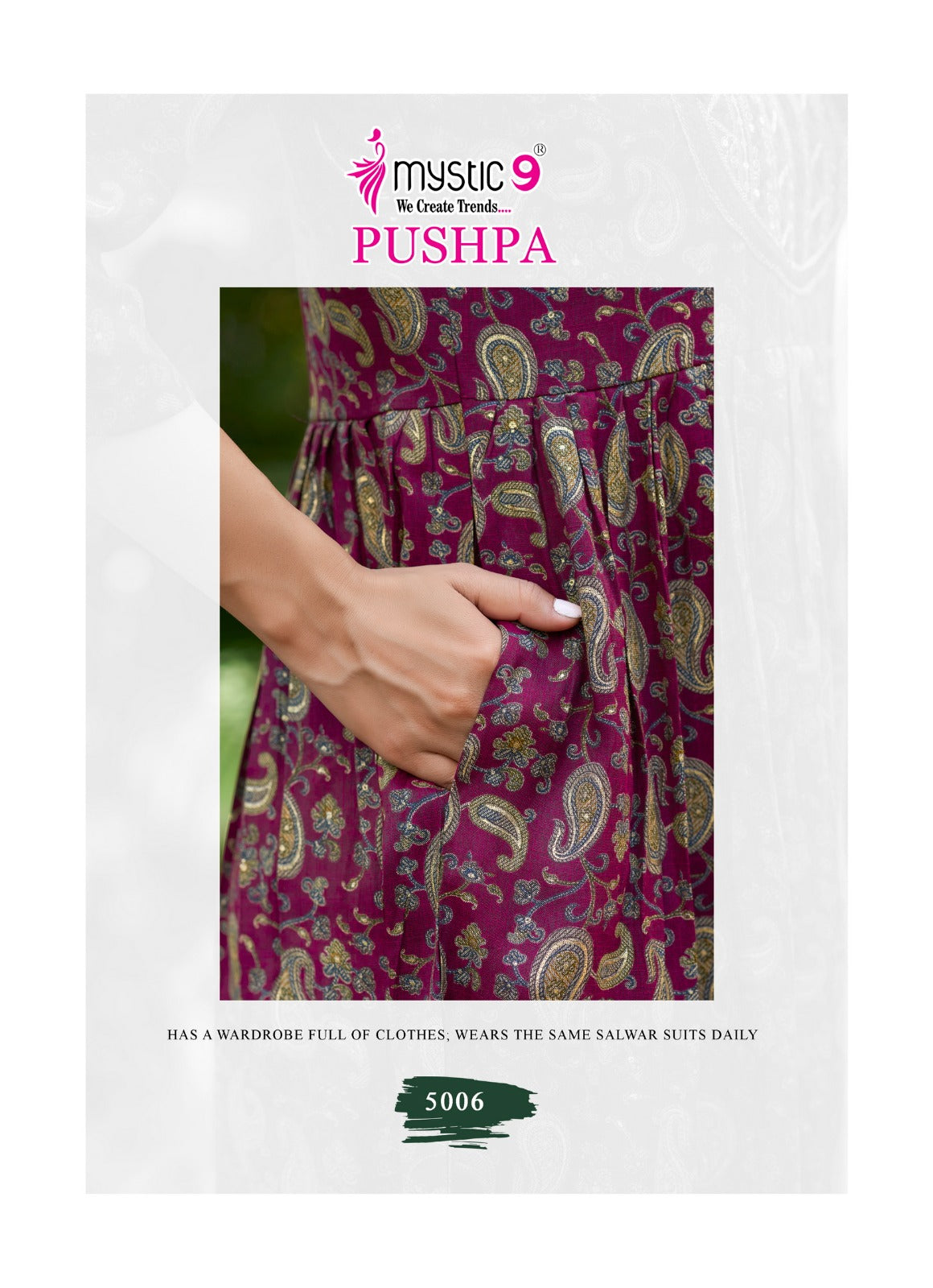 Pushpa Vol 5 Mystic 9 Rayon Capsule Readymade Suits Wholesale Price