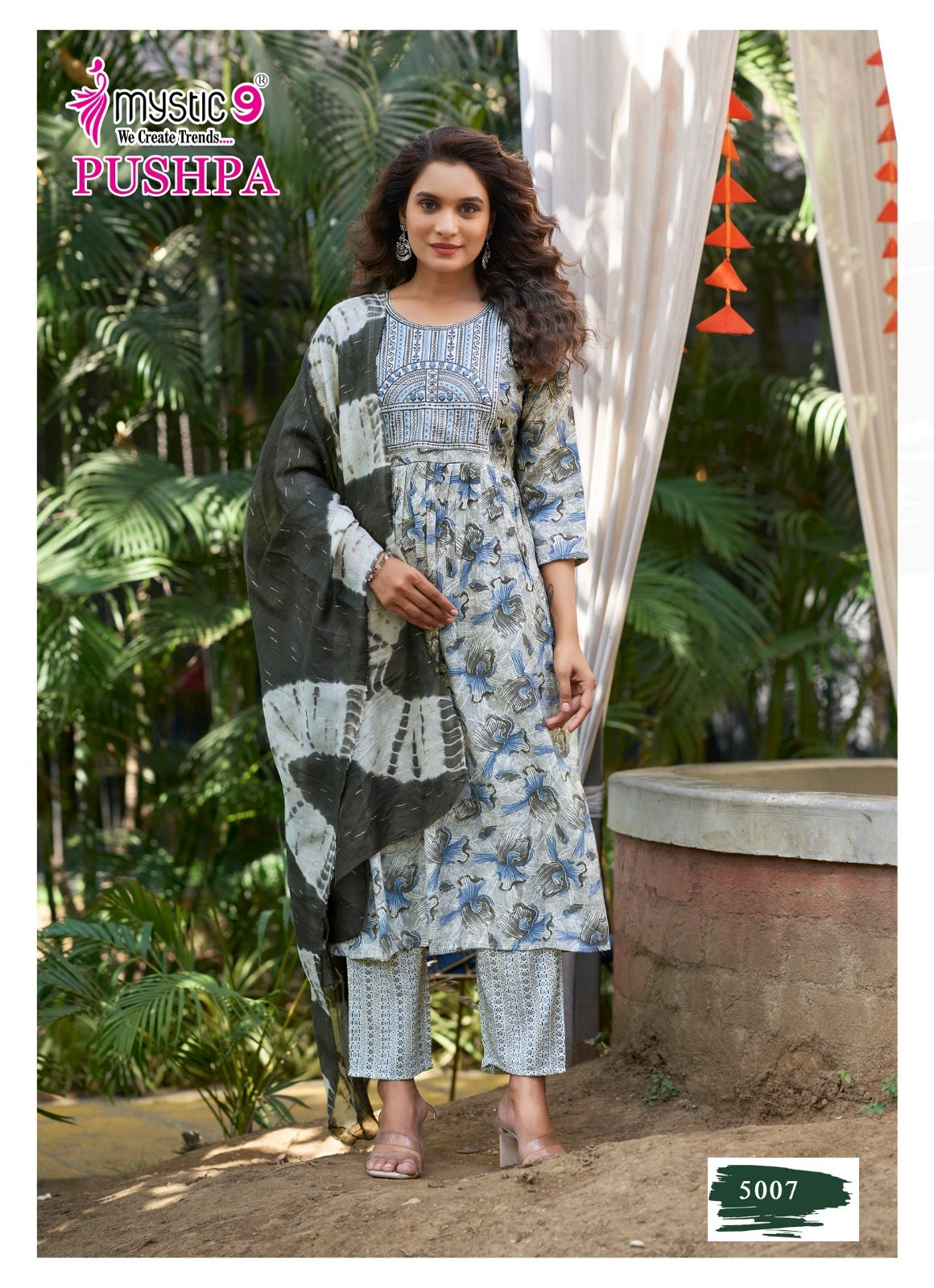 Pushpa Vol 5 Mystic 9 Rayon Capsule Readymade Suits Wholesale Price