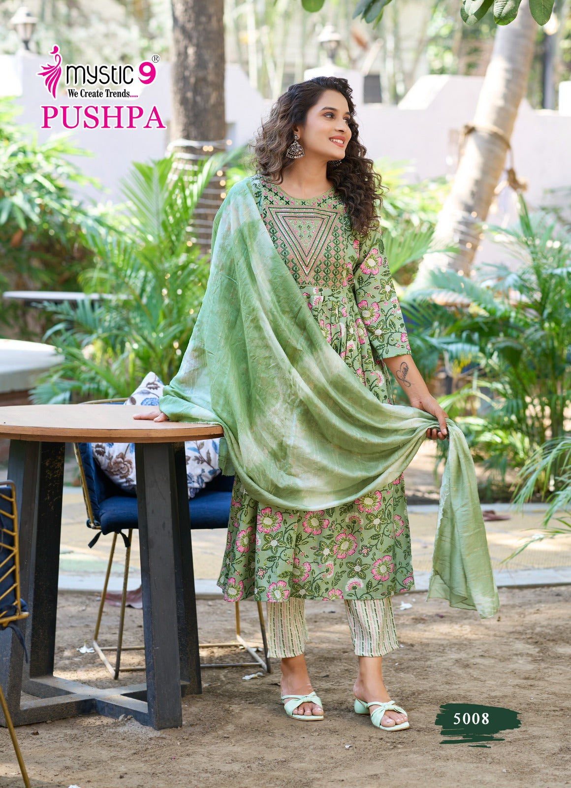Pushpa Vol 5 Mystic 9 Rayon Capsule Readymade Suits Wholesale Price