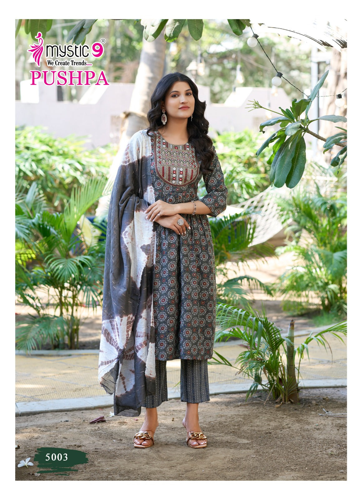 Pushpa Vol 5 Mystic 9 Rayon Capsule Readymade Suits Wholesale Price