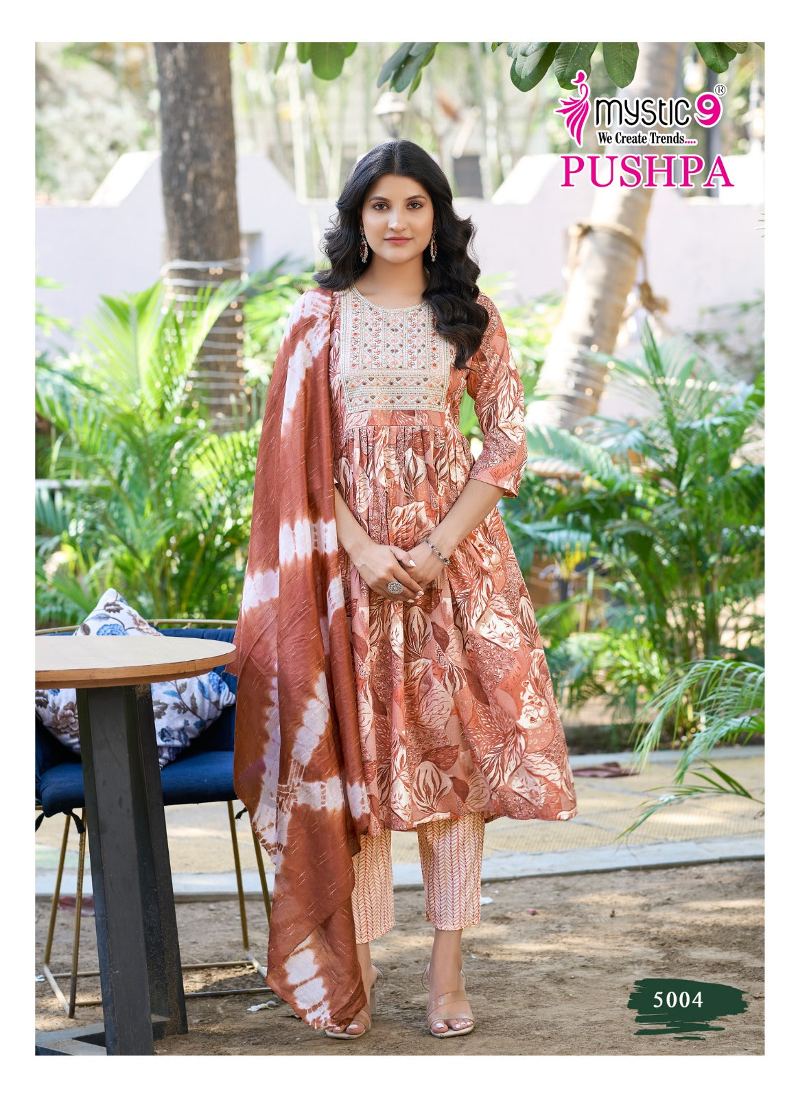 Pushpa Vol 5 Mystic 9 Rayon Capsule Readymade Suits Wholesale Price