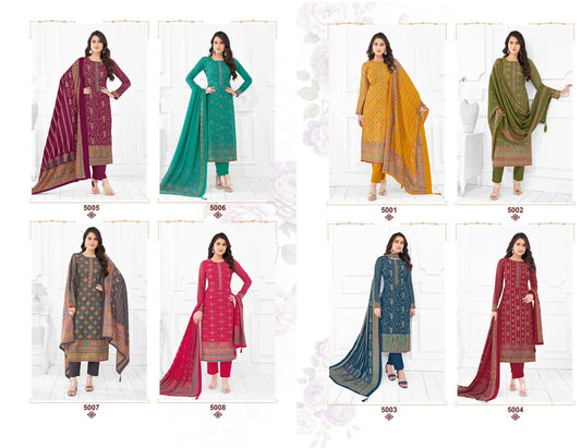 Pushpa Vol 5 Suryajyoti Modal Pant Style Suits Wholesaler India