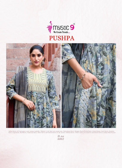 Pushpa Vol 6 Mystic 9 Rayon Readymade Pant Style Suits Wholesale Price