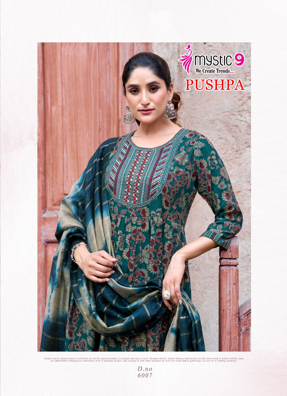 Pushpa Vol 6 Mystic 9 Rayon Readymade Pant Style Suits Wholesale Price