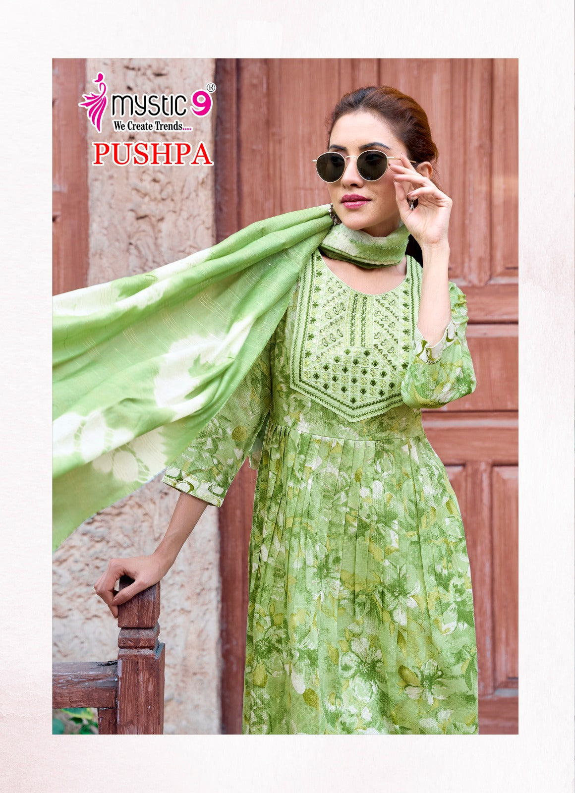 Pushpa Vol 6 Mystic 9 Rayon Readymade Pant Style Suits Wholesale Price